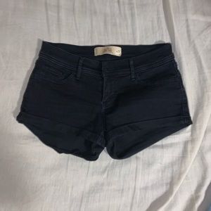 Hollister Black Denim Shorts